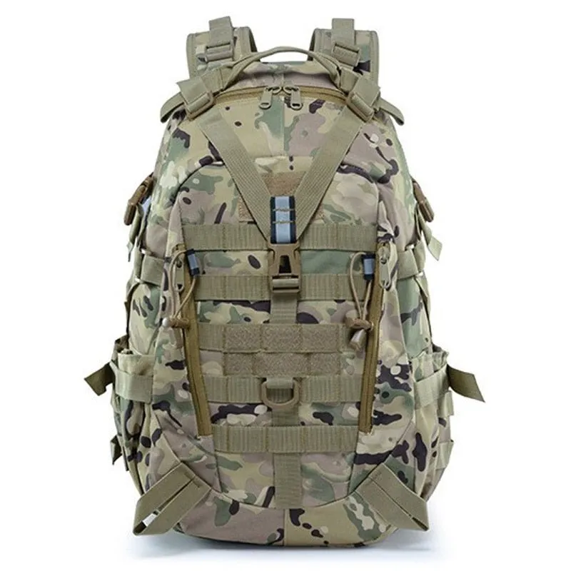 Sac à dos militaire tactique avec bandes réfléchissantes 40L Scione - Backapcak outdoor