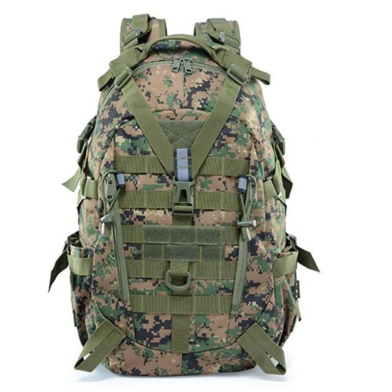 Sac à dos militaire tactique avec bandes réfléchissantes 40L Scione - Backapcak outdoor