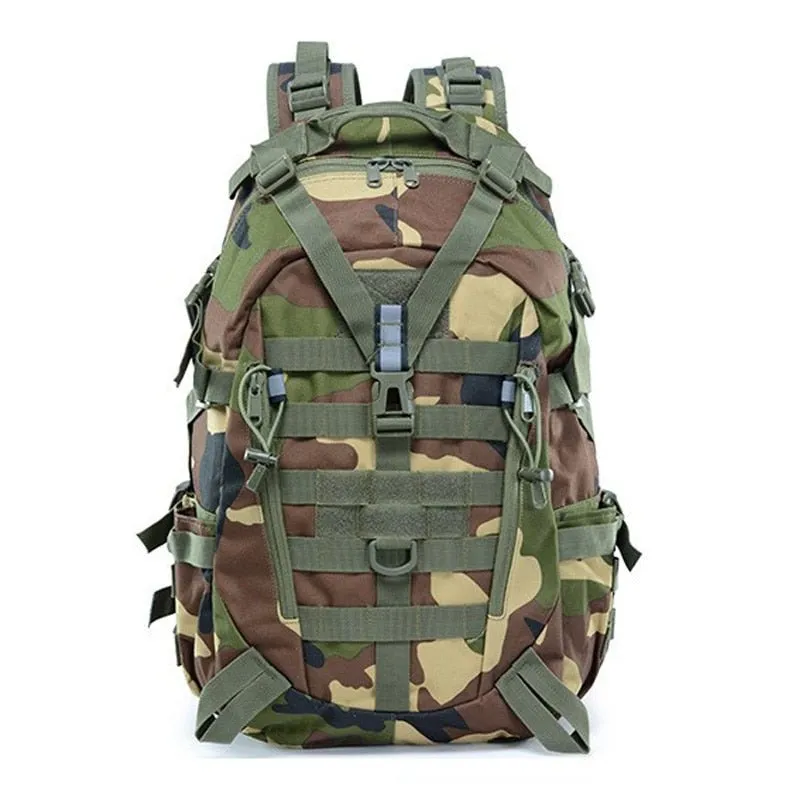 Sac à dos militaire tactique avec bandes réfléchissantes 40L Scione - Backapcak outdoor