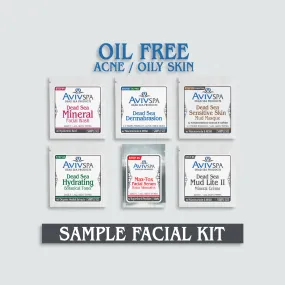 Sample Facial Kit (OIL FREE) Acne/Oily Skin & Sensitive Skin