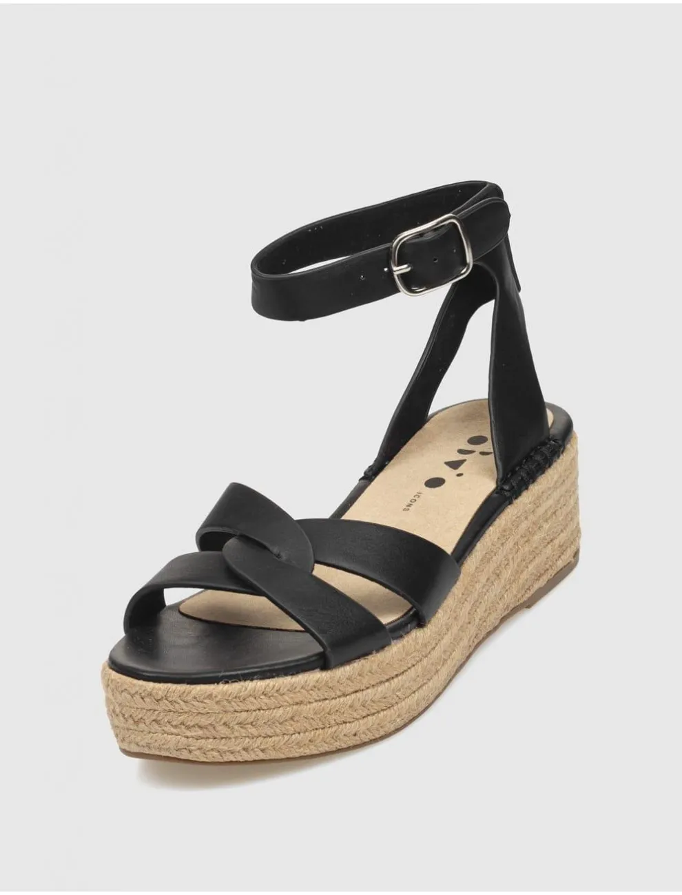 Sandalia Obvio Shoes Atlas Negro