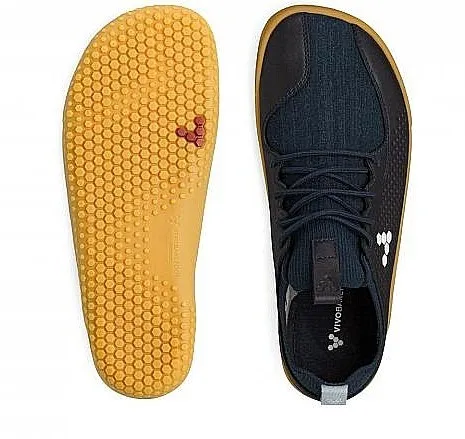 shoes Vivobarefoot Primus Knit II J - Midnight Leather - unisex junior