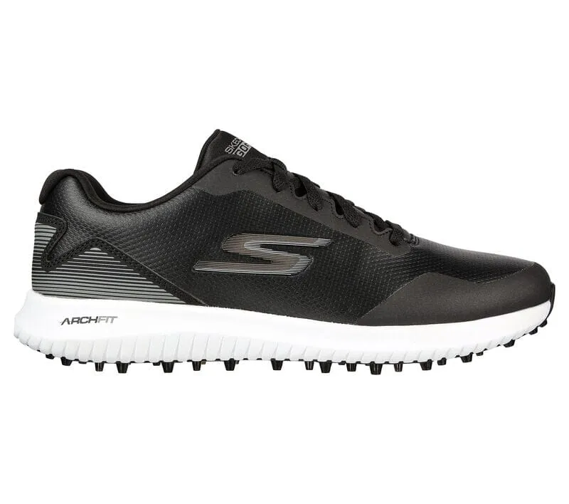 Skechers Men's Golf Shoes - Arch-Fit Go Golf Max 2 - Black/White 214028