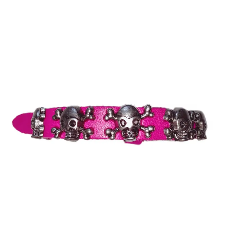 Skeleton punk puppy Y2K bracelet 52022 for sale