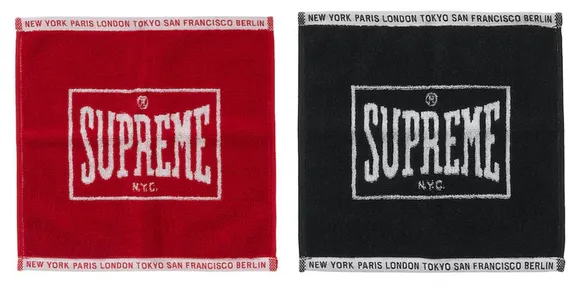 Supreme Square Mini Towels (Set of 2) Multicolor