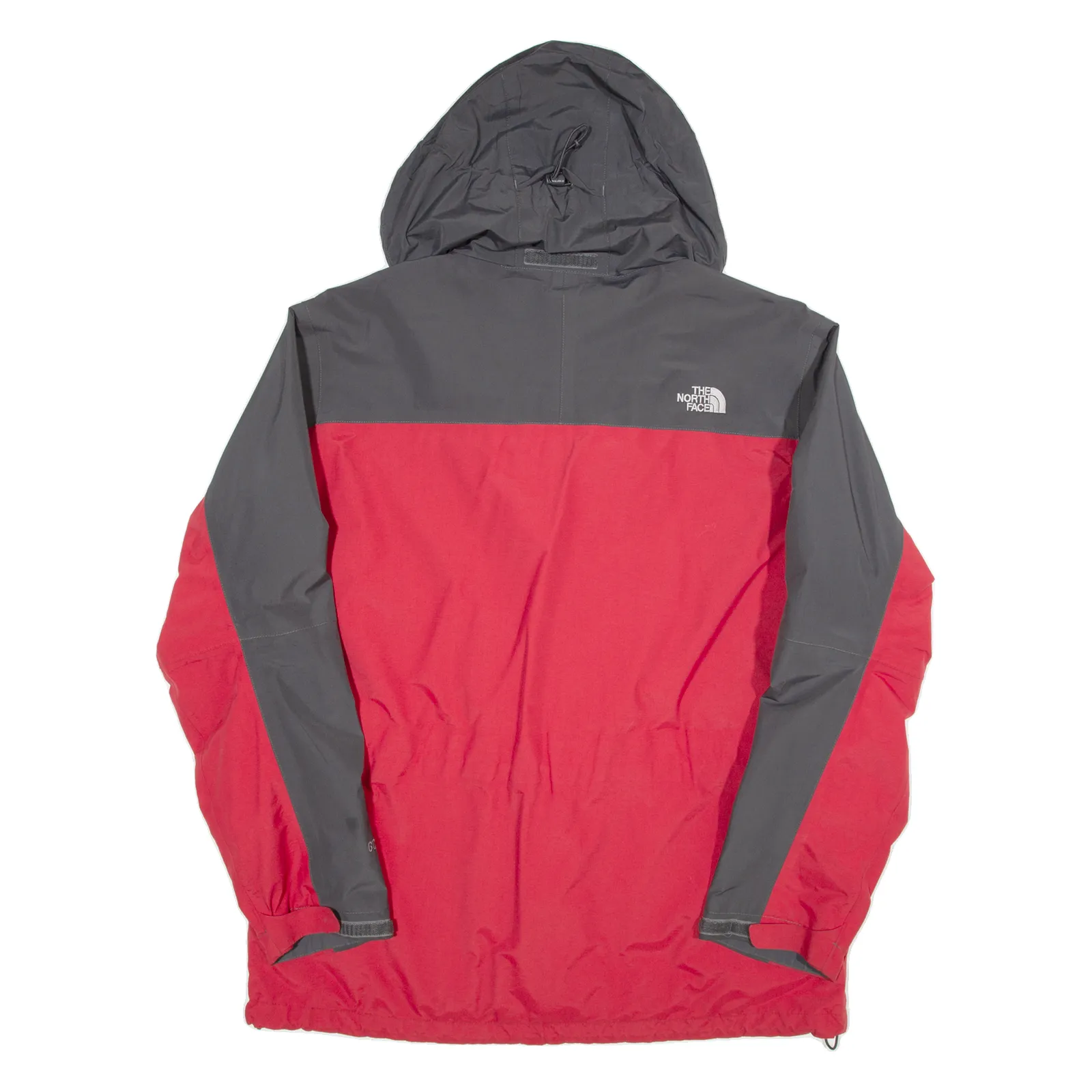 THE NORTH FACE Gore Tex Mens Rain Jacket Red Hooded XL