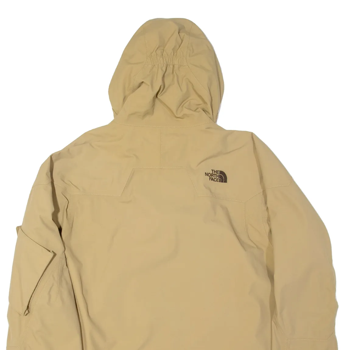 THE NORTH FACE Mens Chore Jacket Brown Nylon Hooded M