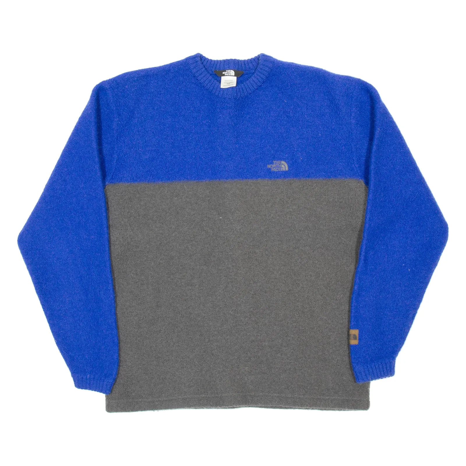 THE NORTH FACE Mens Jumper Blue Chunky Knit M