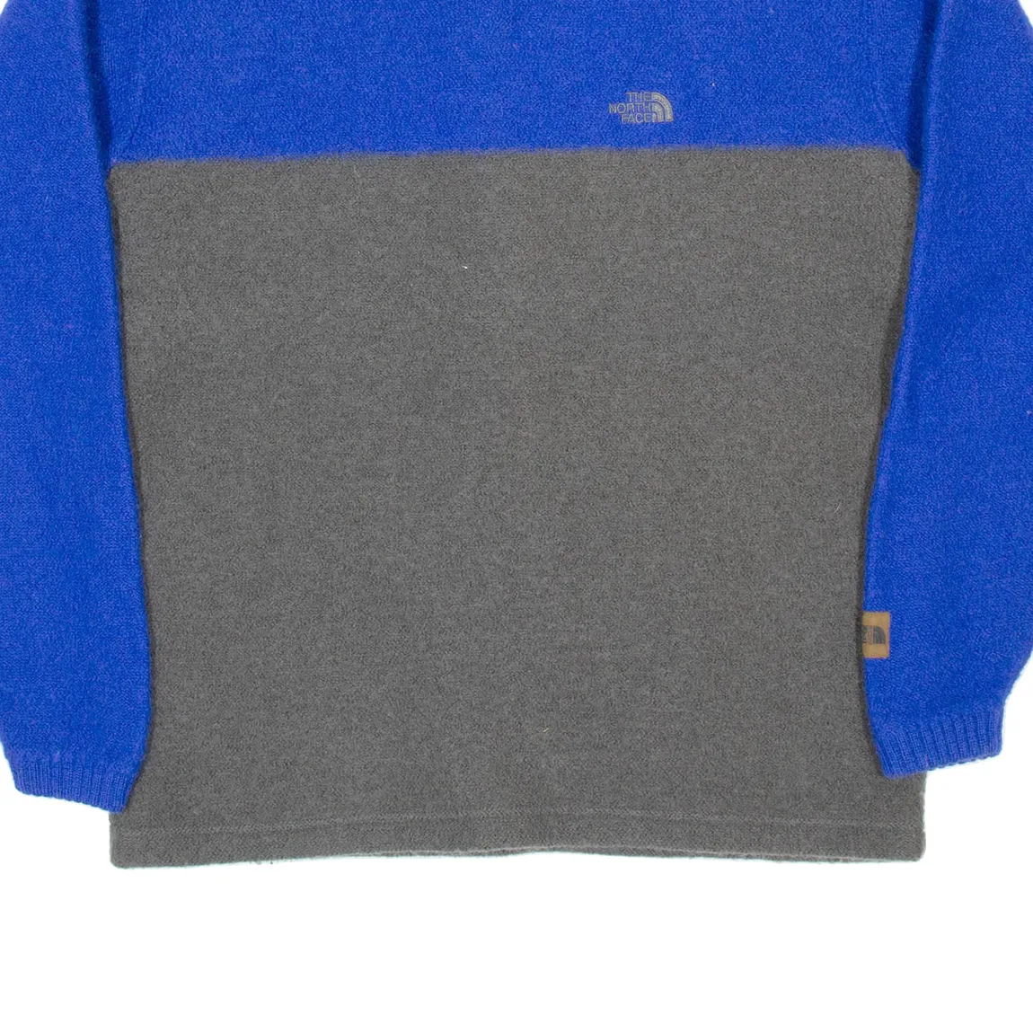 THE NORTH FACE Mens Jumper Blue Chunky Knit M