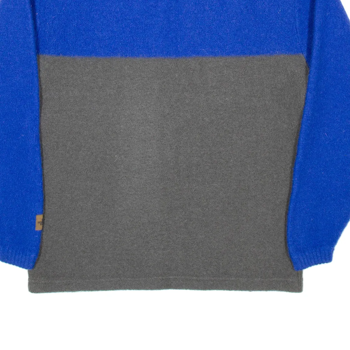 THE NORTH FACE Mens Jumper Blue Chunky Knit M