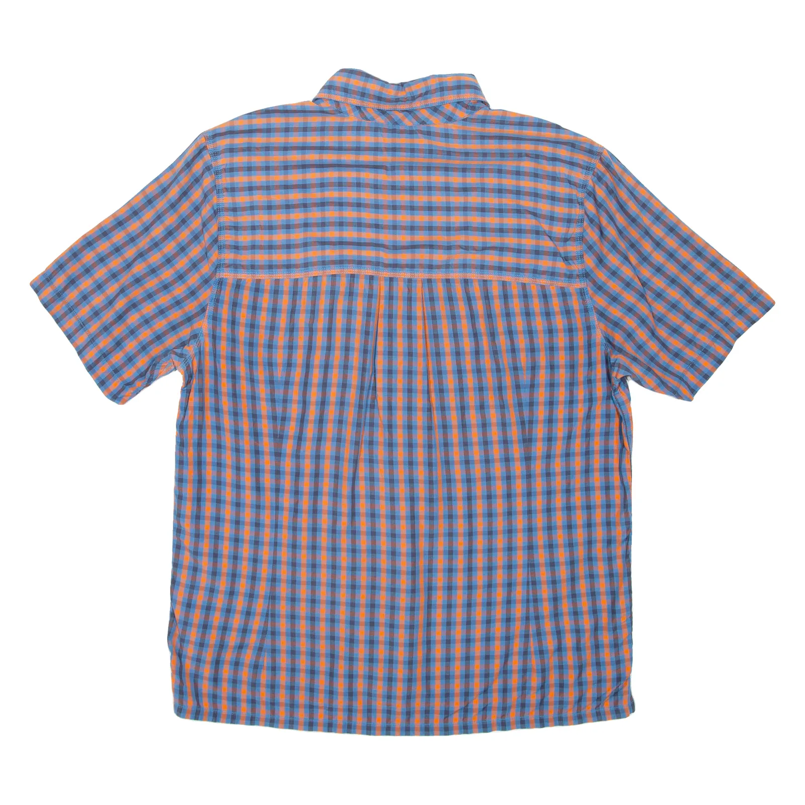 THE NORTH FACE Mens Shirt Blue Check L