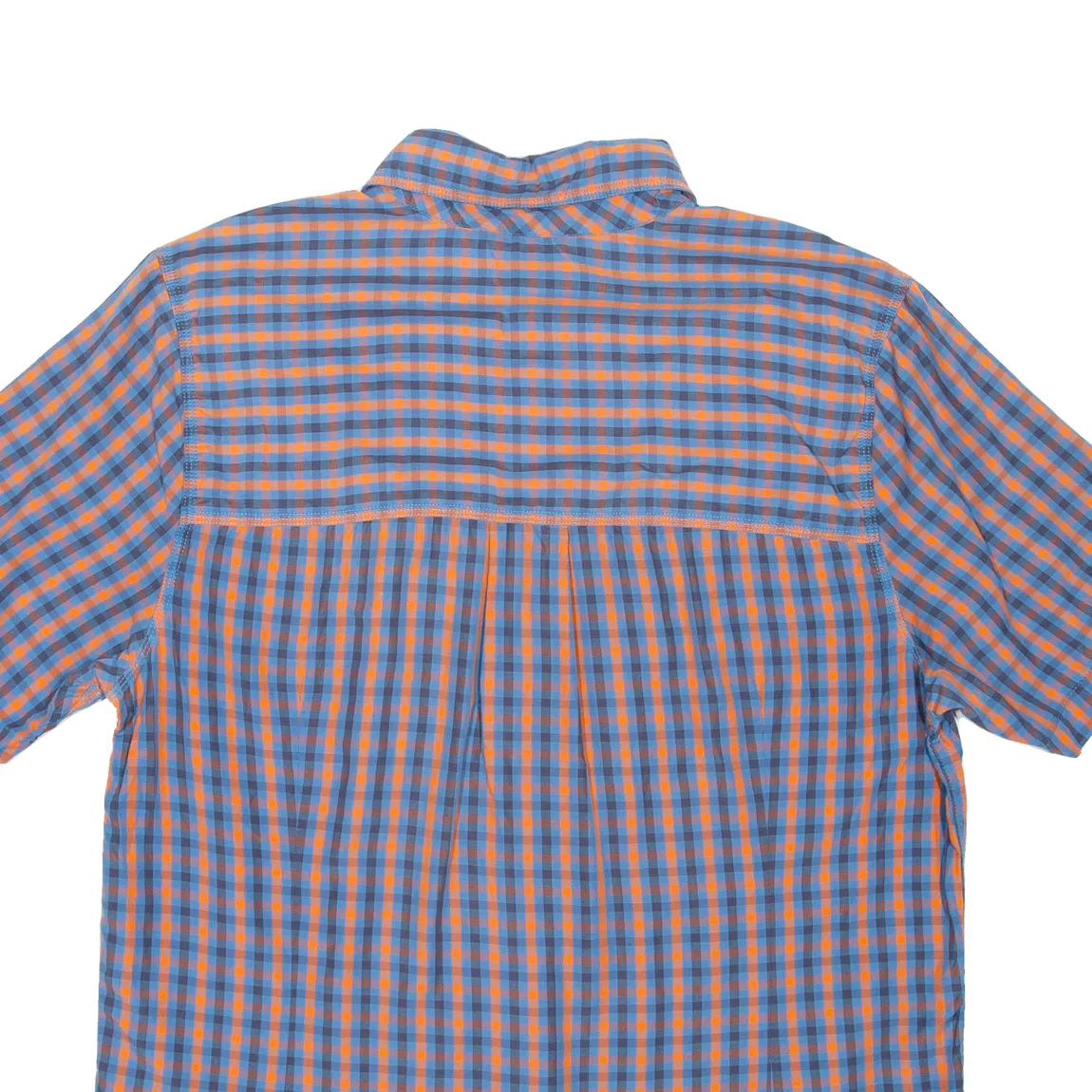 THE NORTH FACE Mens Shirt Blue Check L