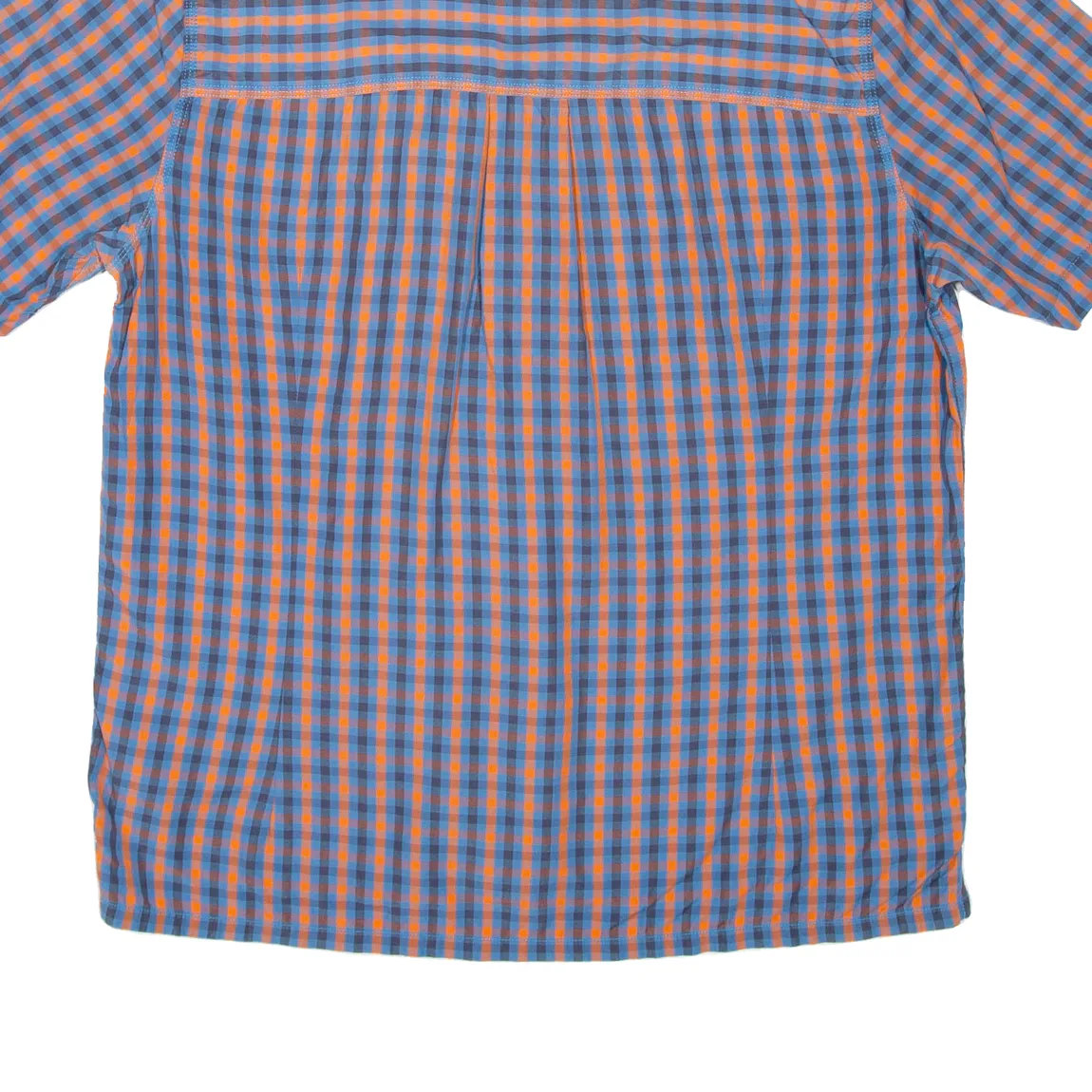 THE NORTH FACE Mens Shirt Blue Check L