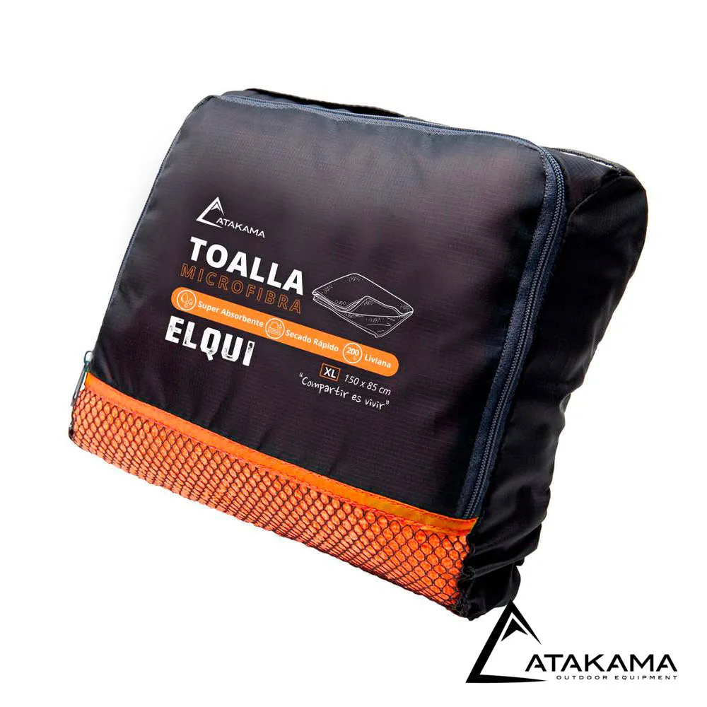 Toalla Microfibra Elqui Naranjo - Atakama Outdoor