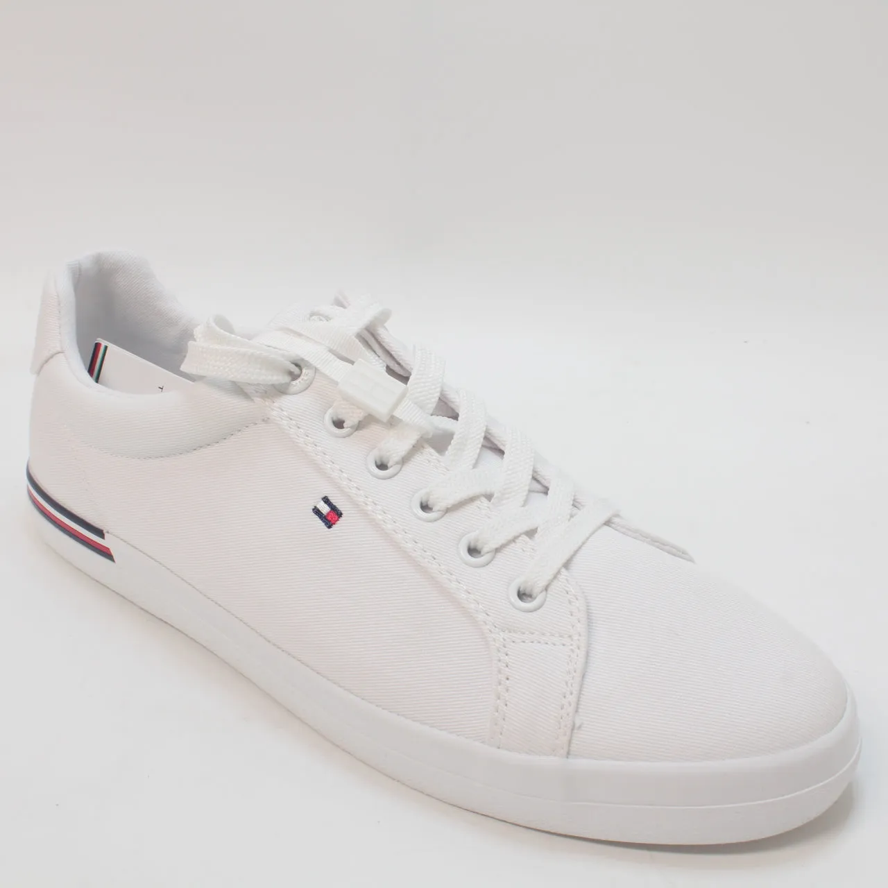 Tommy Hilfiger White Striped Sneakers UK 6.5