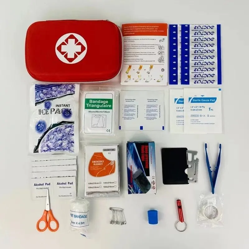 Trousse de premiers secours / kit d'urgence 18 articles BMC - First aid kit