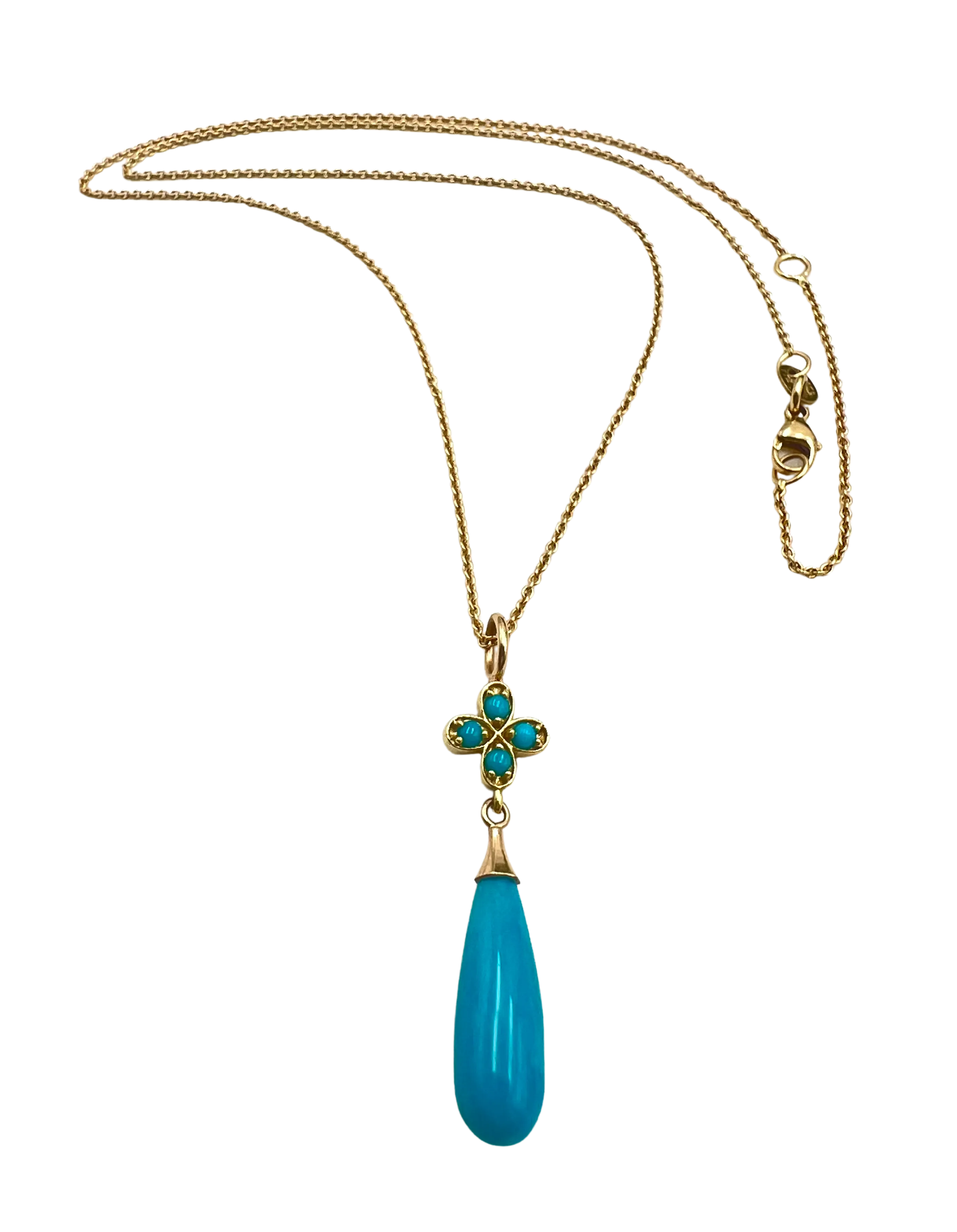 Turquoise pendant necklace