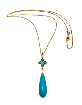 Turquoise pendant necklace