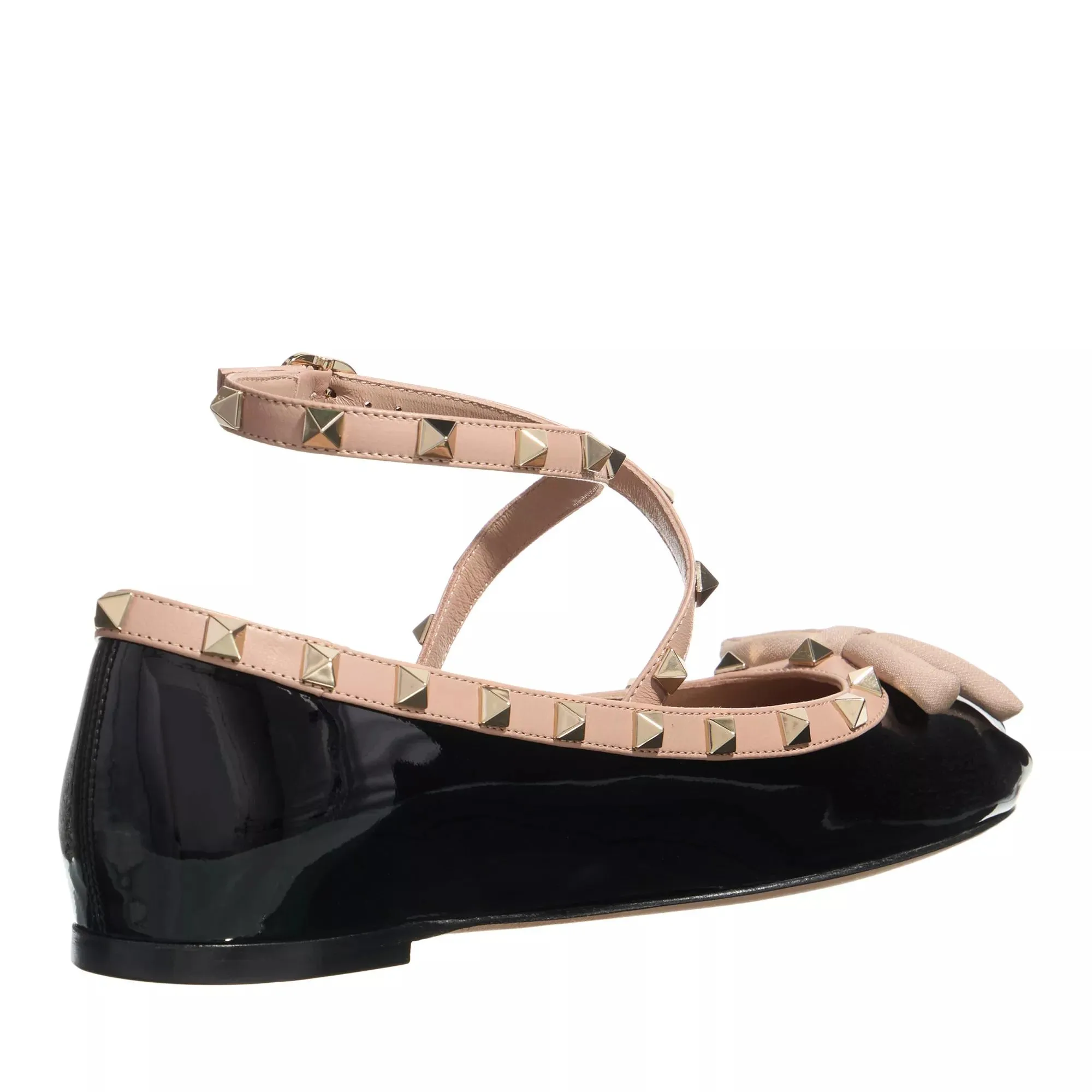 Valentino Garavani  Ballerina Rockstud Nero Rose