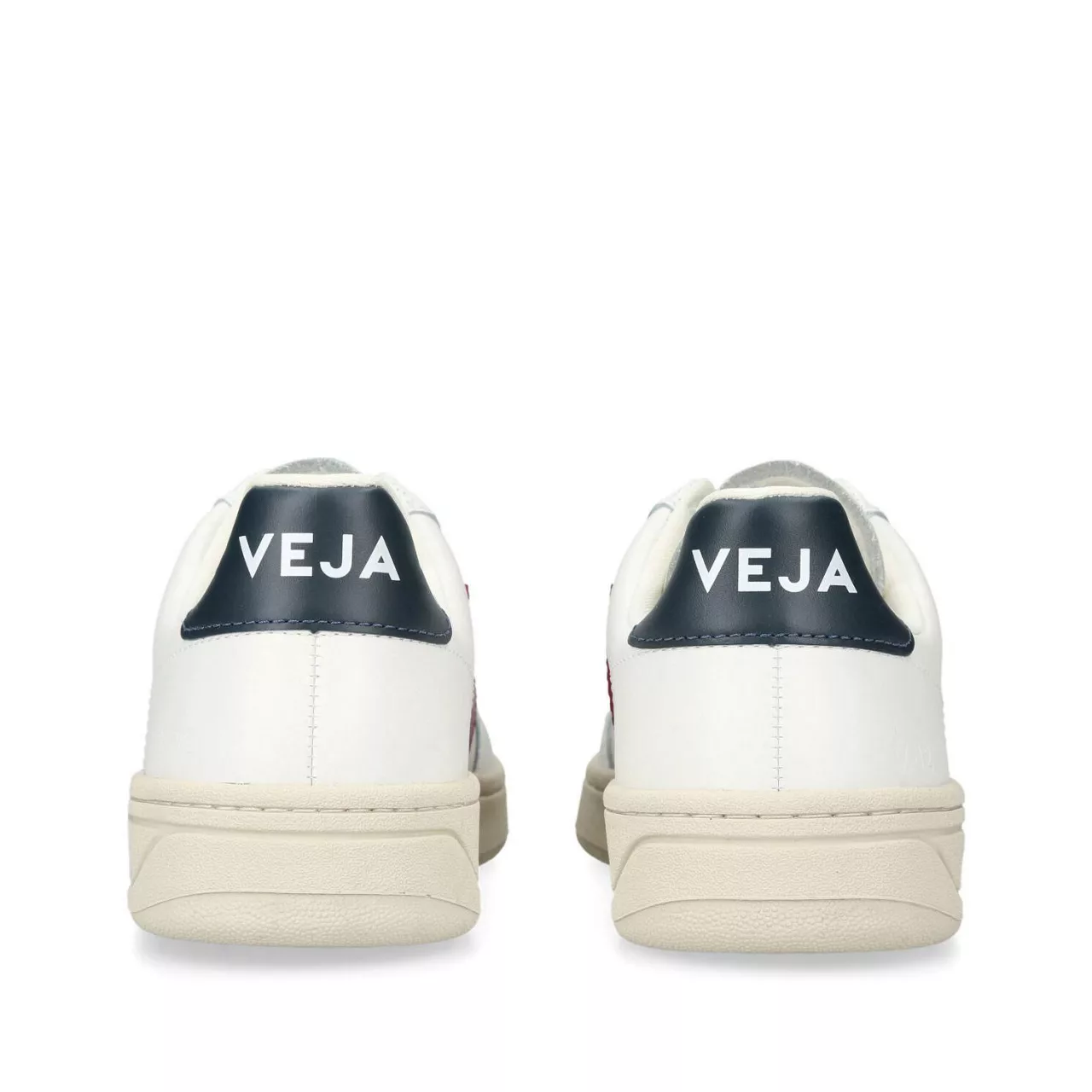 VEJA V-12 Lace-Up Trainers - WHITE