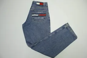 Vintage 90's Tommy Hilfiger Big Patch Tommy Star Jeans