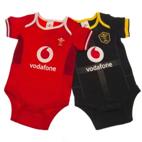 Wales RU 2 Pack Bodysuit 6/9 mths SP