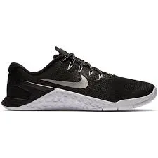 Warehouse Sale - Nike Metcon 4 Women's Training Shoes - Black/Silver