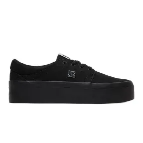 ZAPATILLA DC SHOES TRASE PLATAFORM NEGRO/NEGRO