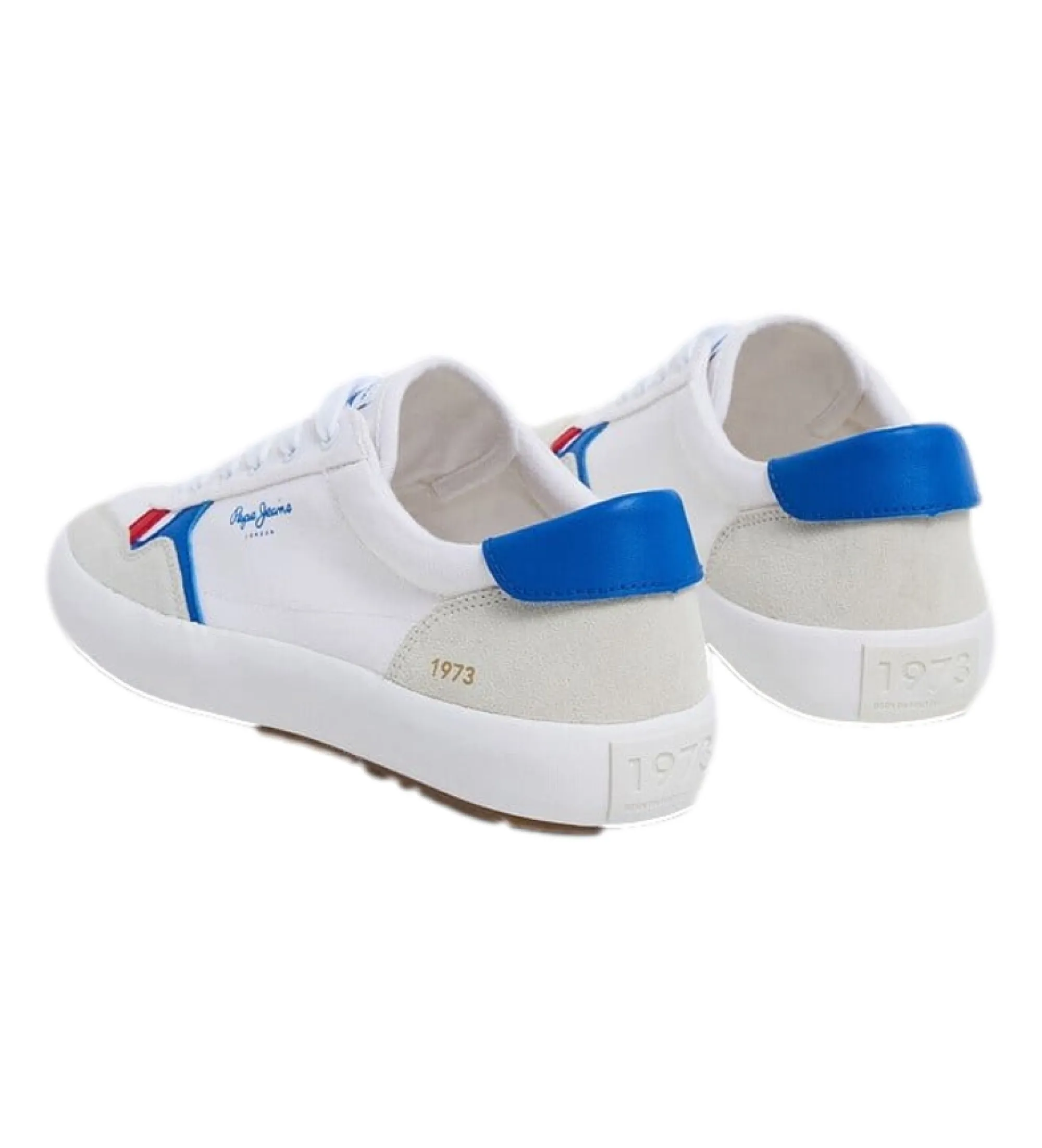 Zapatillas de Piel Travis Brit blanco