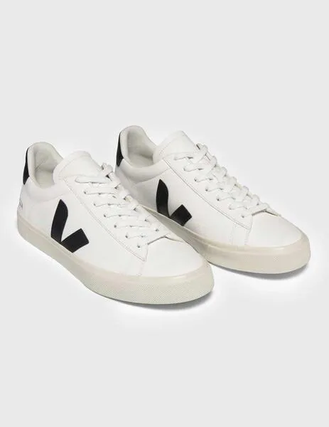 Zapatillas Veja Campo Chromefree Leather blancas unisex